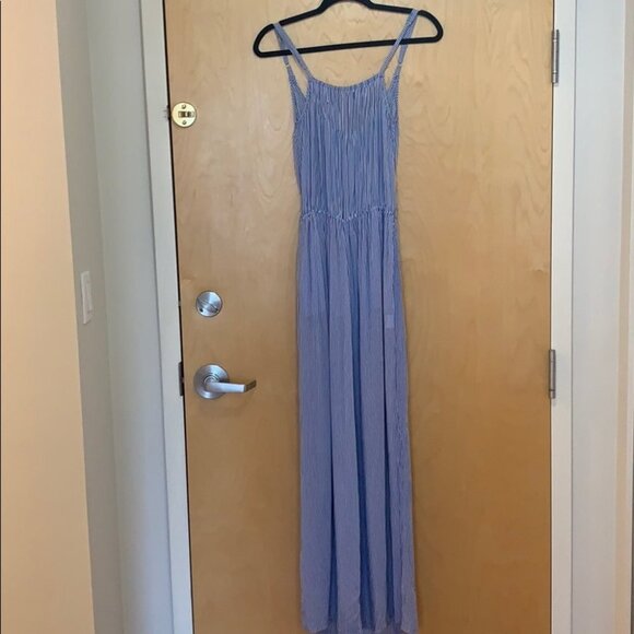 Faithfull The Brand Blue Striped Jumpsuit Playsuit - Picture 5 of 16